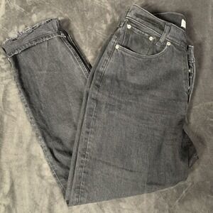 Abercrombie & Fitch Black Cropped Jeans